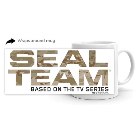SEAL Team Camouflage Logo White Mug - Paramount Shop