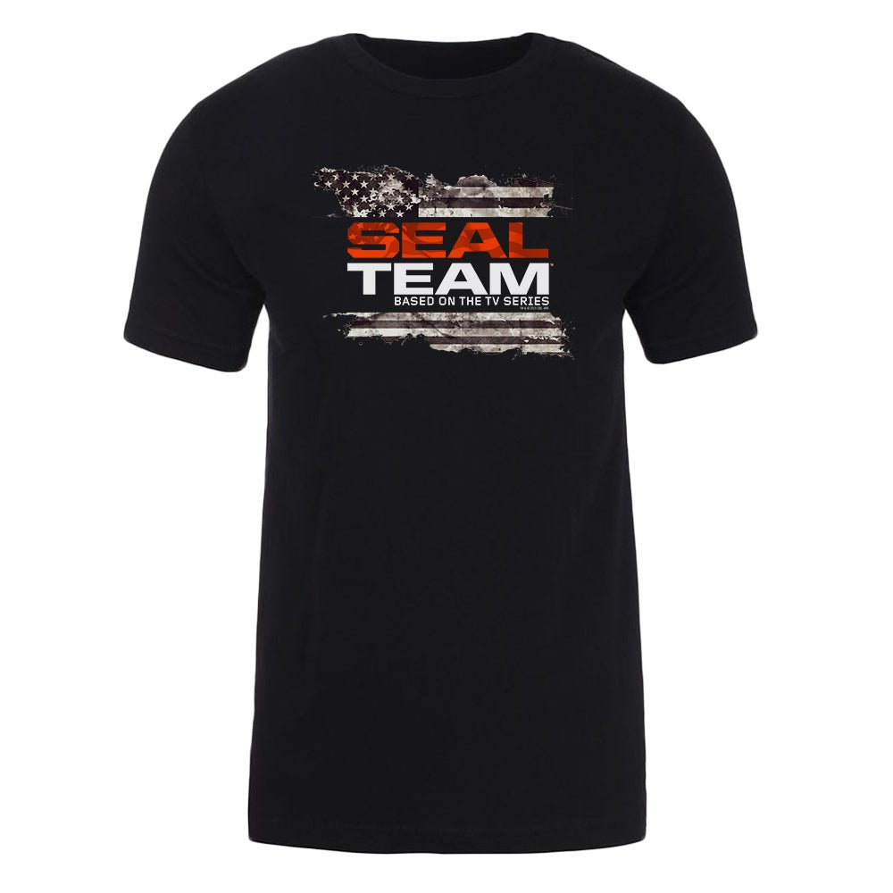 SEAL Team Logo Flag Men's Classic Short Sleeve T - Shirt - Paramount Shop