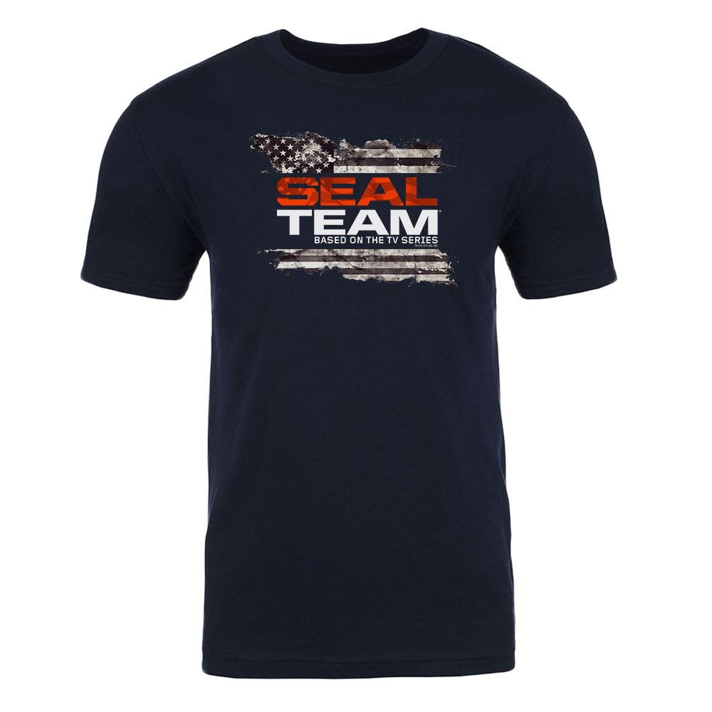 SEAL Team Logo Flag Men's Classic Short Sleeve T - Shirt - Paramount Shop