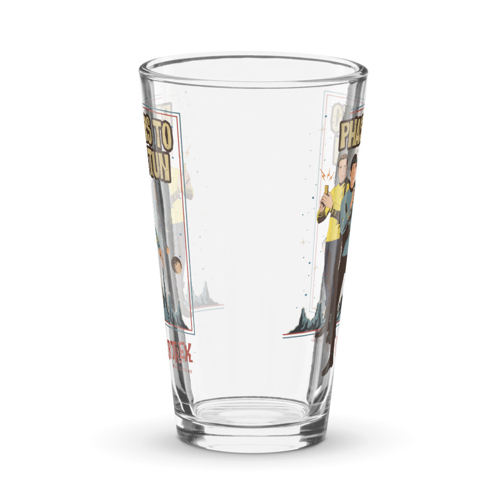 Star Trek: The Original Series Phasers To Stun Shaker Pint Glas