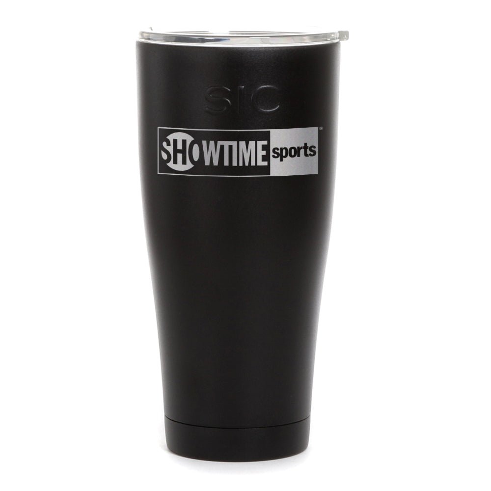 SHOWTIME Sports Black & White Outline Logo Laser Engraved SIC Tumbler - Paramount Shop