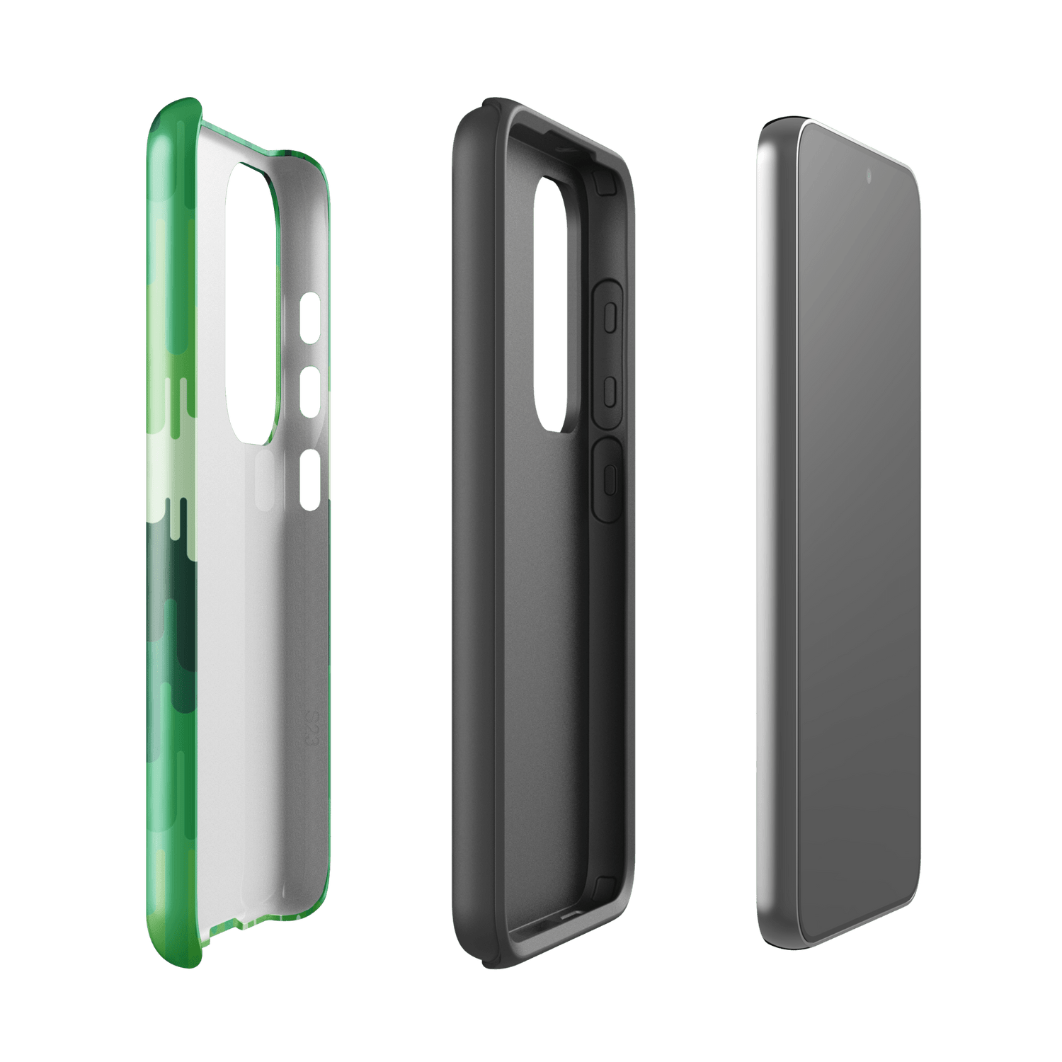 Slime Ombre Green Tough Phone Case - Samsung - Paramount Shop