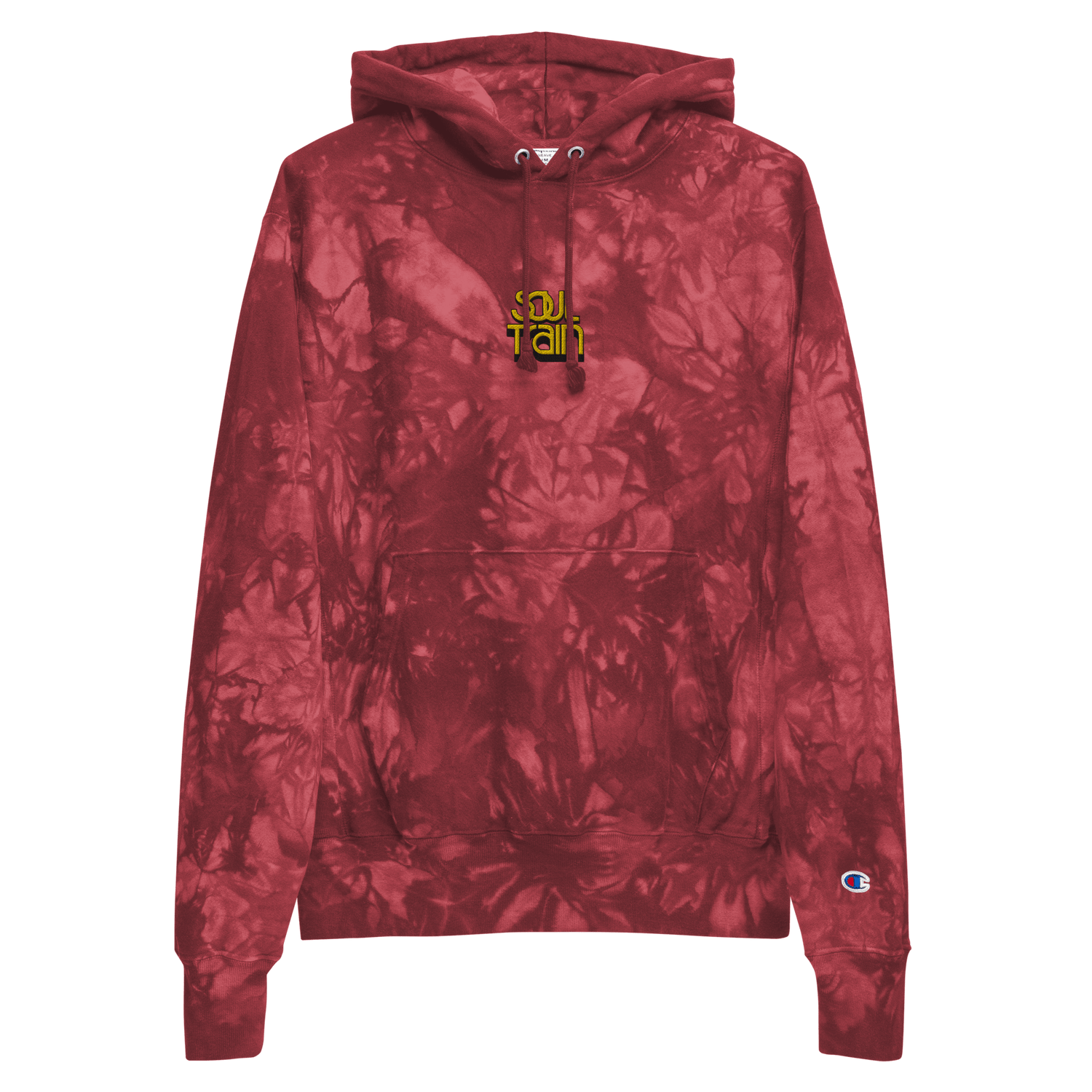 Soul Train Logo Unisex Champion Tie Dye Hoodie - Paramount Shop