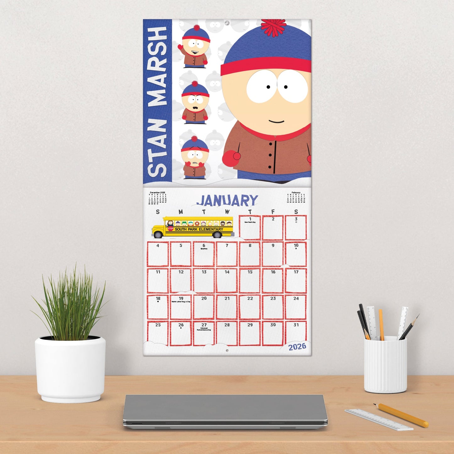South Park 2026 Wall Calendar - Paramount Shop