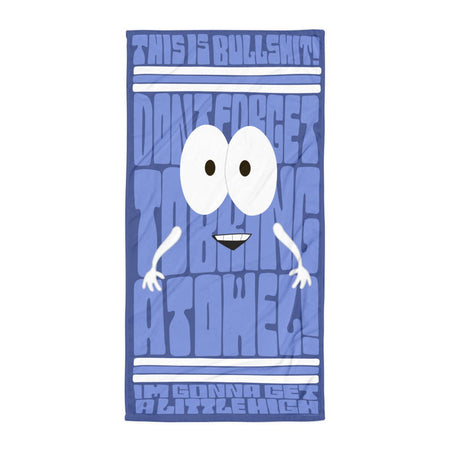 South Park Beach Towel 420 Towelie Quote - Paramount Shop
