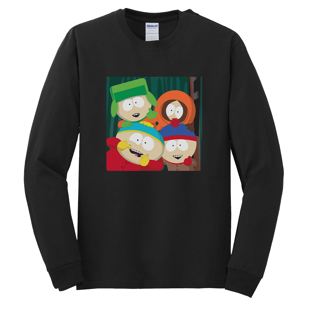 South Park Boys Picture Adult Long Sleeve T - Shirt - Paramount Shop