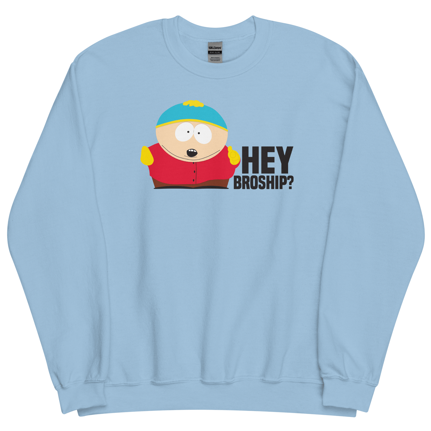 South Park Cartman Hey Broship Fleece Crewneck Sweatshirt - Paramount Shop