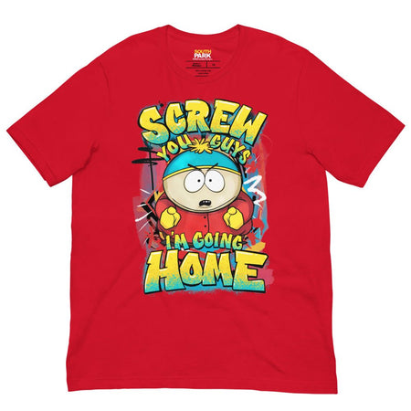 South Park Cartman Screw You Guys Graffiti Unisex T-Shirt - Paramount Shop