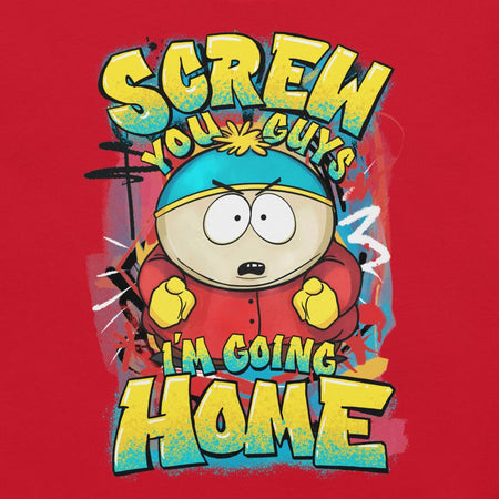 South Park Cartman Screw You Guys Graffiti Unisex T-Shirt - Paramount Shop