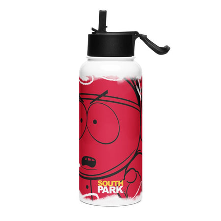 South Park Cartman Screw You Guys Stainless Steel Water Bottle with a Straw Lid - Paramount Shop