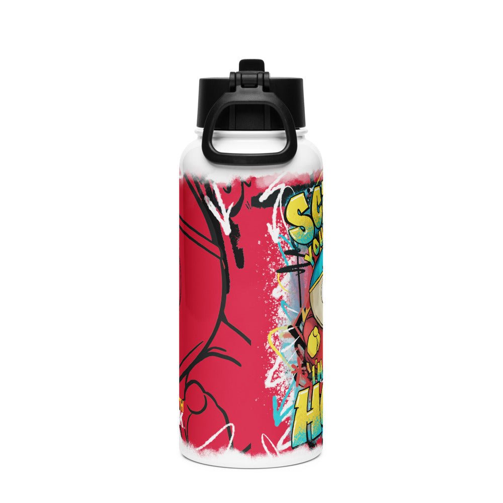 South Park Cartman Screw You Guys Stainless Steel Water Bottle with a Straw Lid - Paramount Shop