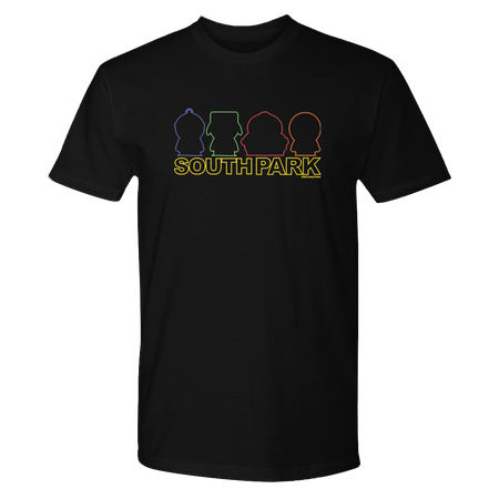 South Park Character Silhouettes Adult Short Sleeve T - Shirt - Paramount Shop
