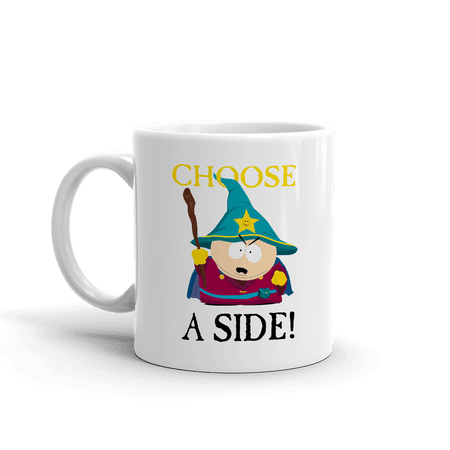 South Park Choose a Side White Mug - Paramount Shop