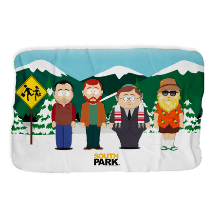 South Park Future Bus Stop Sherpa Blanket - Paramount Shop