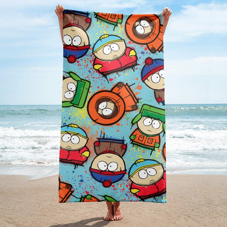 South Park Graffiti Boys Beach Towel - Paramount Shop