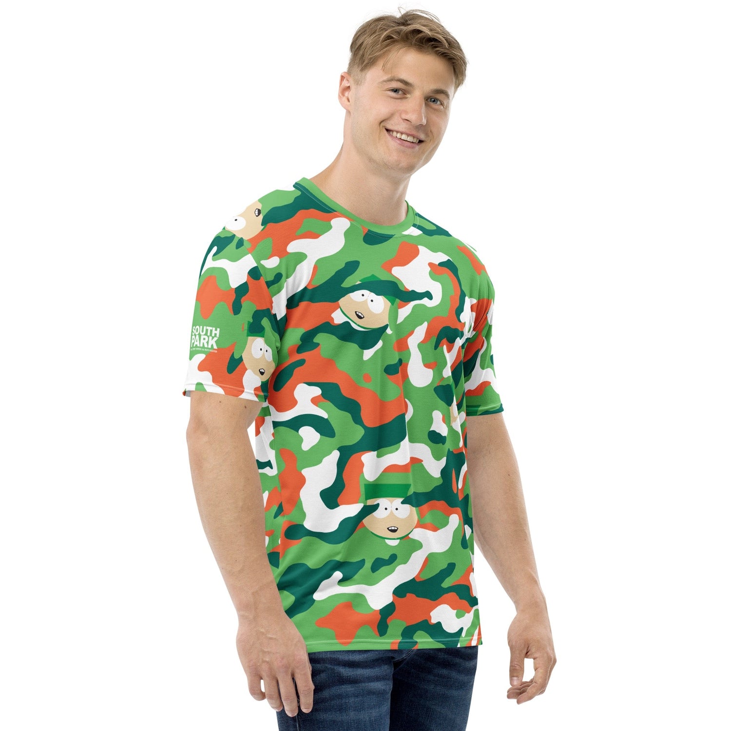 South Park Kyle Camo Unisex Short Sleeve T - Shirt - Paramount Shop