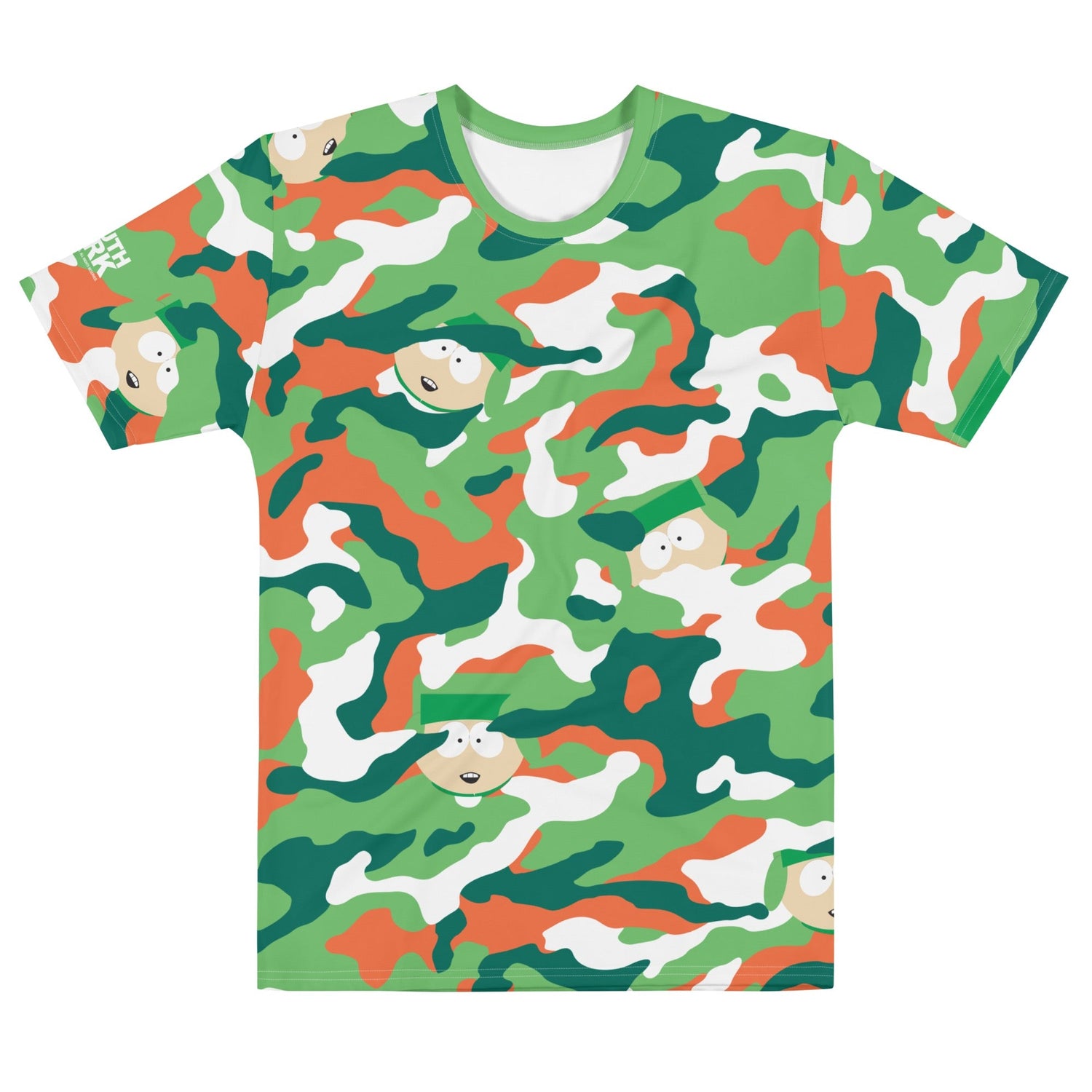 South Park Kyle Camo Unisex Short Sleeve T - Shirt - Paramount Shop