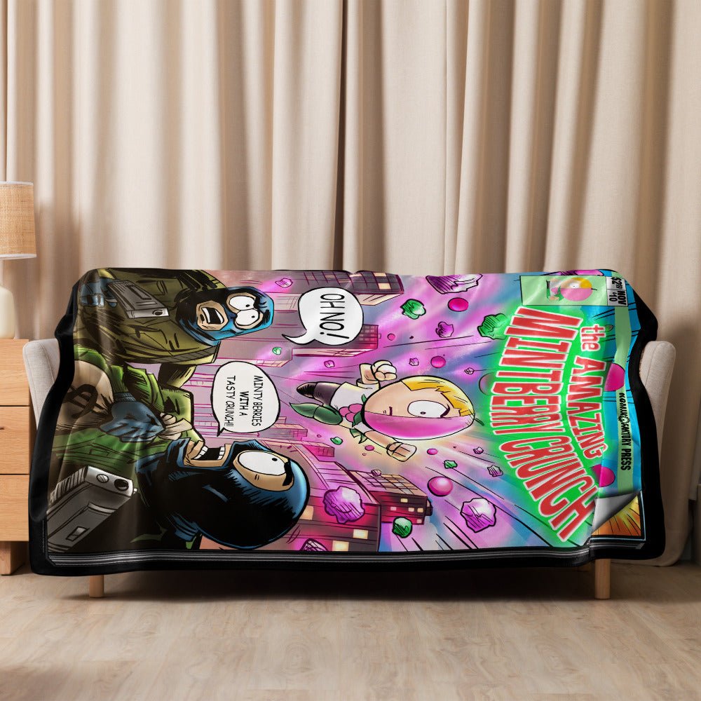 South Park Mintberry Crunch Premium Sherpa Blanket - Paramount Shop