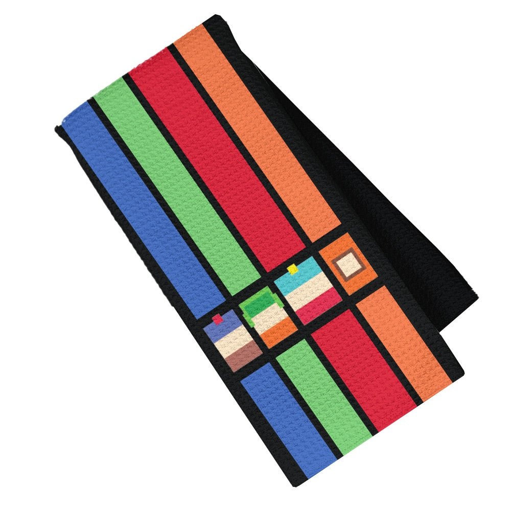 South Park Pixel Boy Stripe Kitchen Towel - Paramount Shop
