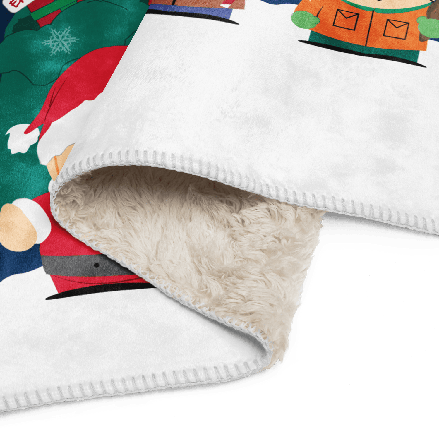 South Park Season Greetings Sherpa Blanket - Paramount Shop