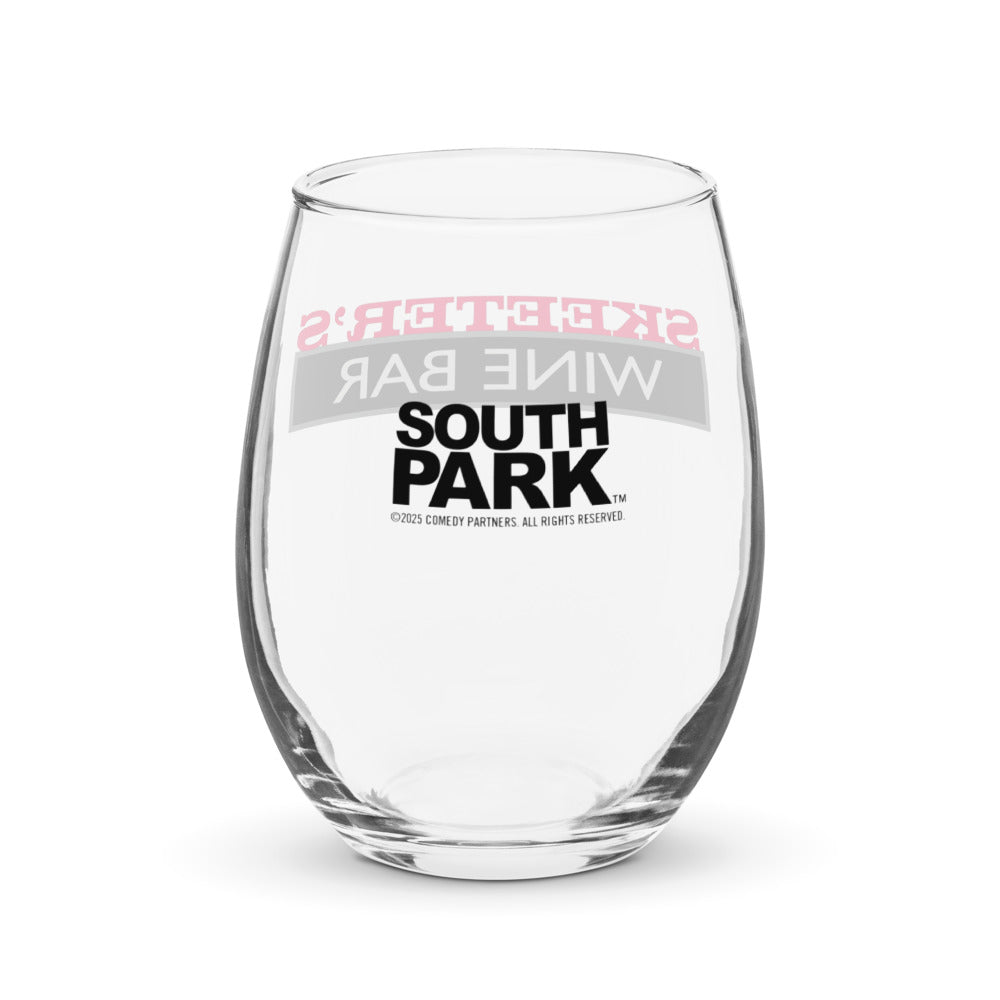 South Park Skeeter's Wine Bar Stemless Wine Glass - Paramount Shop