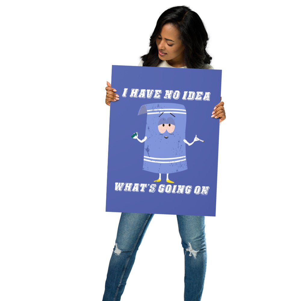 South Park Towelie No Idea Premium Poster - Paramount Shop