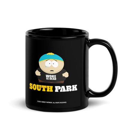 South Park Woke Is Dead Black Glossy Mug - Paramount Shop