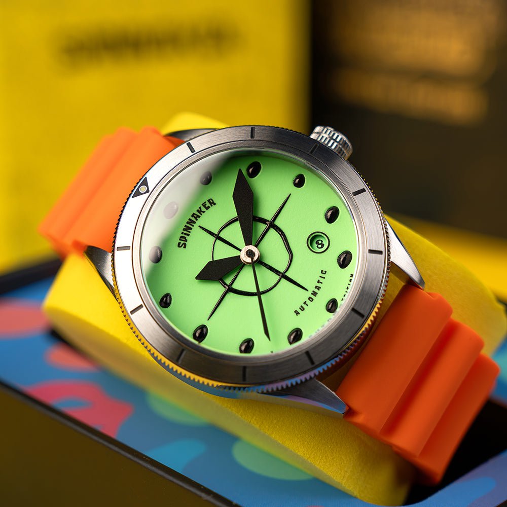 Spinnaker Cahill Automatic SpongeBob SquarePants Timekeeper Limited Edition Orange Watch - Paramount Shop