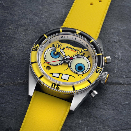 Spinnaker Fleuss Chronograph SpongeBob SquarePants Limited Edition Yellow Watch - Paramount Shop