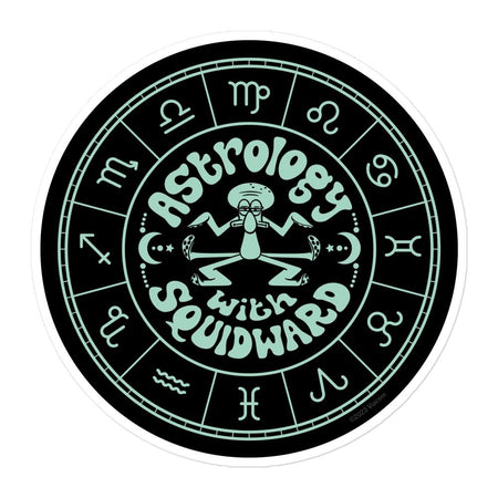 SpongeBob Astrology with Squidward Sticker - Paramount Shop