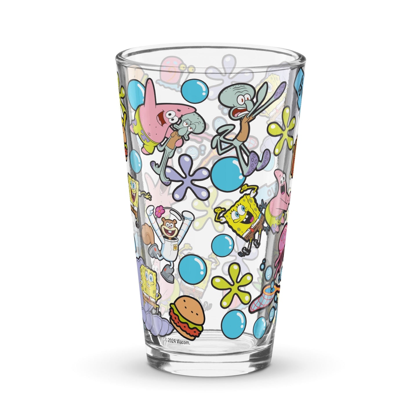 SpongeBob Squarepants Characters Pint Glass - Paramount Shop