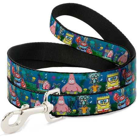 SpongeBob SquarePants Dog Leash 8 - Bit Scene Design - Paramount Shop