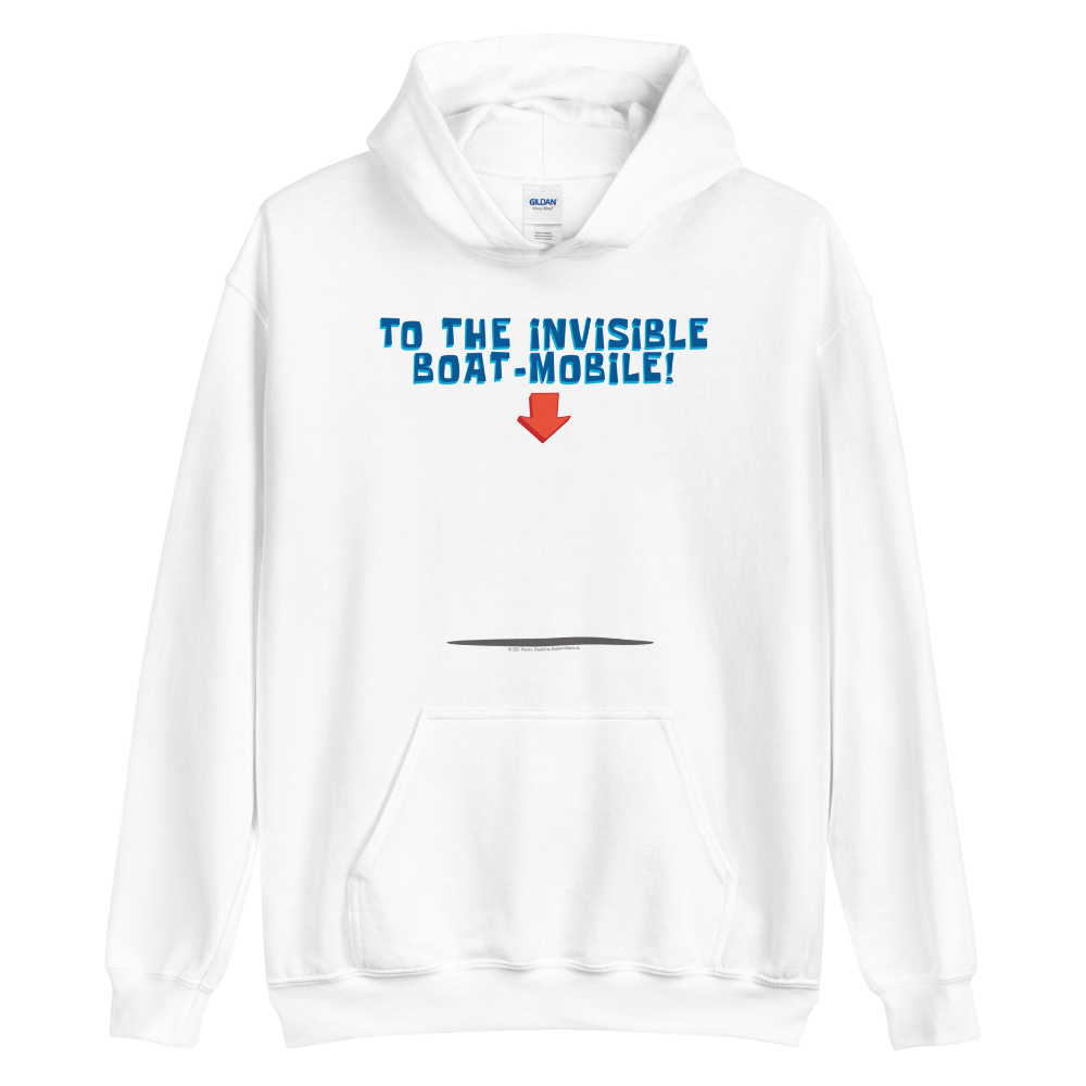 SpongeBob SquarePants Invisible Boat Mobile Hooded Sweatshirt - Paramount Shop