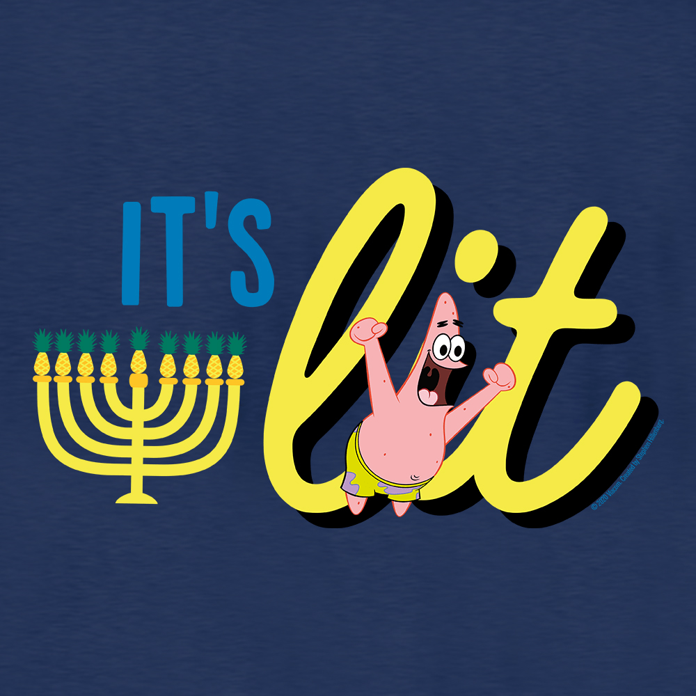 SpongeBob SquarePants It's Lit Fleece Crewneck Sweatshirt - Paramount Shop