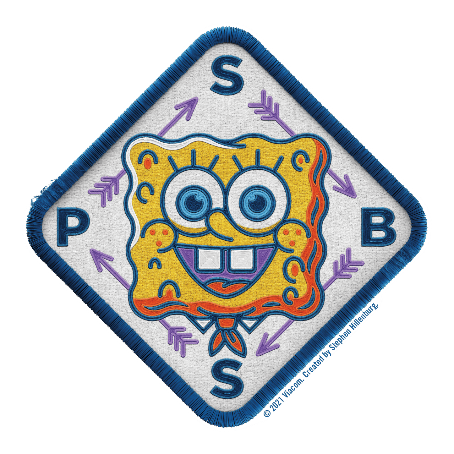 SpongeBob SquarePants Kamp Koral Character Badge Stickers Pack of 3 - Paramount Shop