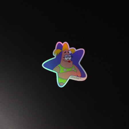 SpongeBob SquarePants Patricia Holographic Sticker - Paramount Shop