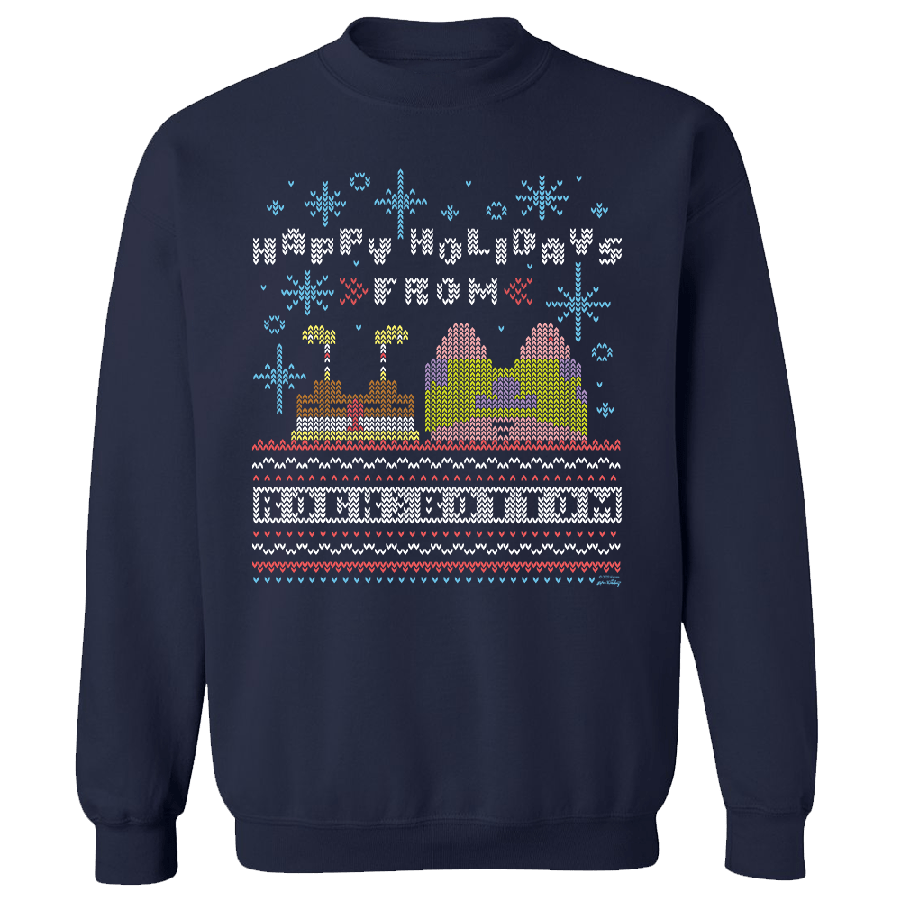 SpongeBob SquarePants Rock Bottom Fleece Crewneck Sweatshirt - Paramount Shop
