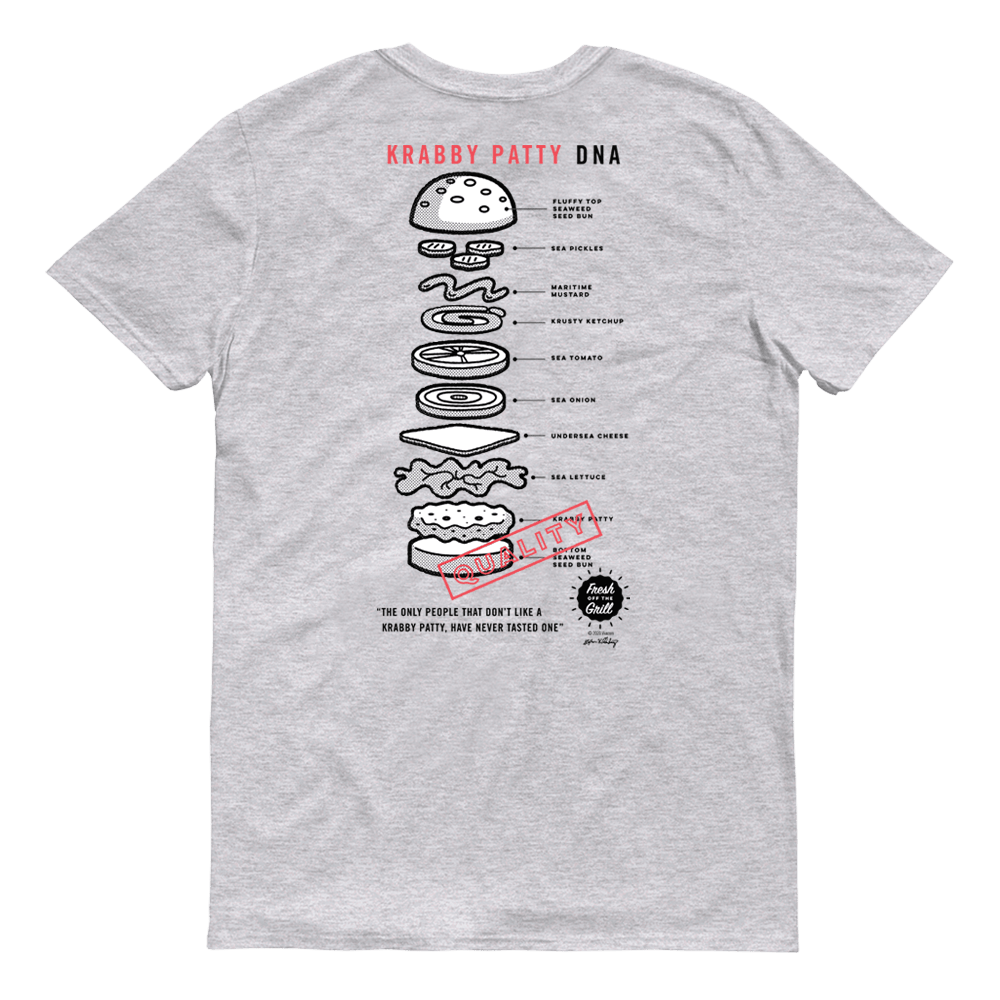 SpongeBob SquarePants The Krusty Krab DNA Adult Short Sleeve T - Shirt - Paramount Shop