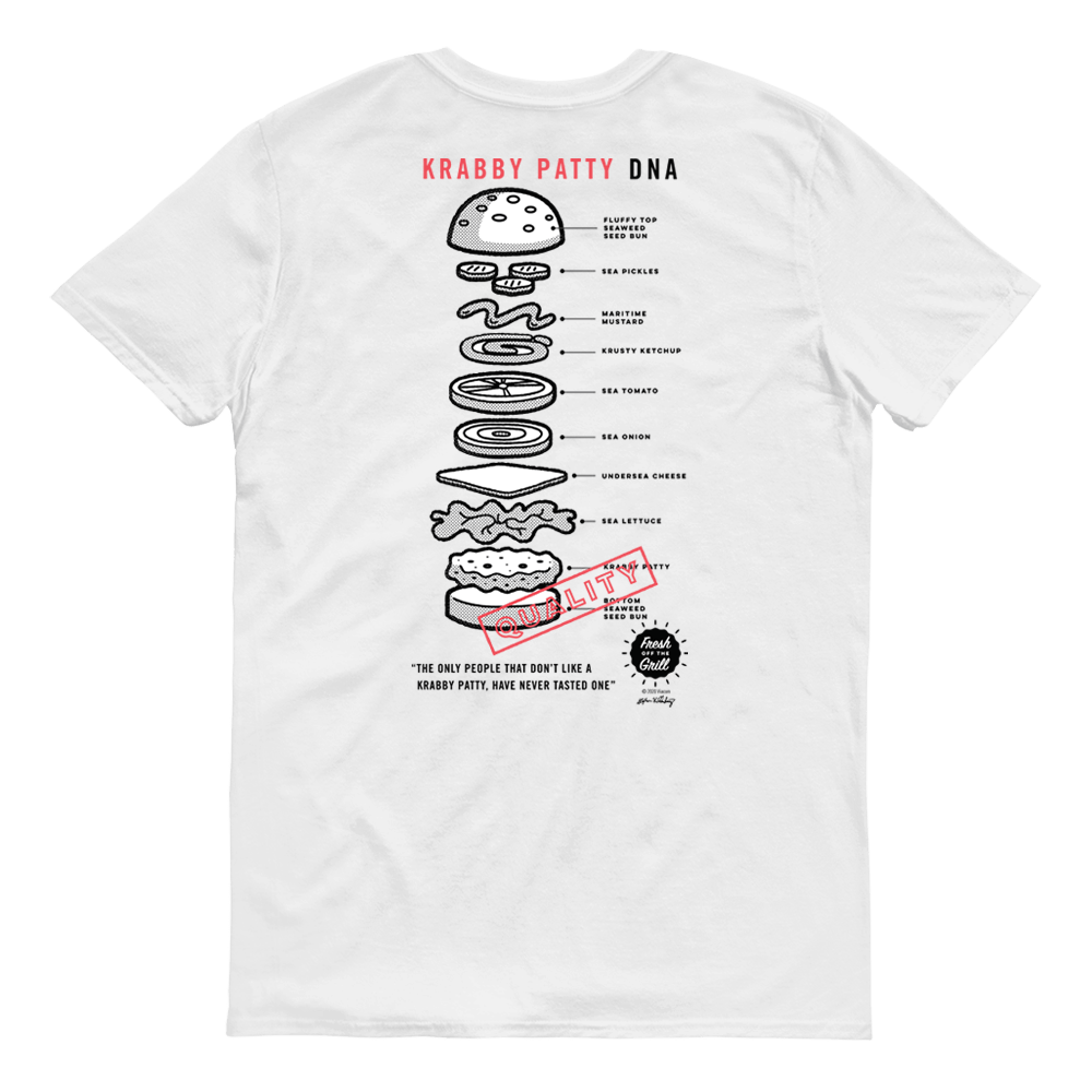 SpongeBob SquarePants The Krusty Krab DNA Adult Short Sleeve T - Shirt - Paramount Shop