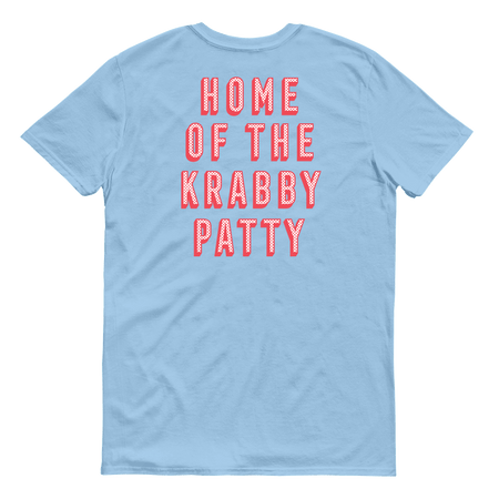 SpongeBob SquarePants The Krusty Krab Home of the Krabby Patty Adult Short Sleeve T - Shirt - Paramount Shop