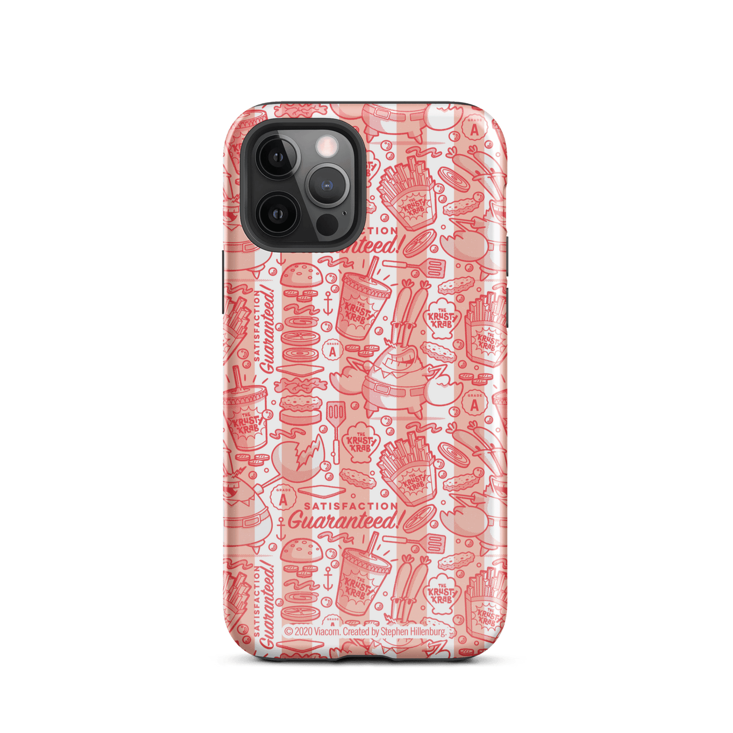 SpongeBob SquarePants The Krusty Krab Satisfaction Guaranteed Tough Phone Case - iPhone - Paramount Shop
