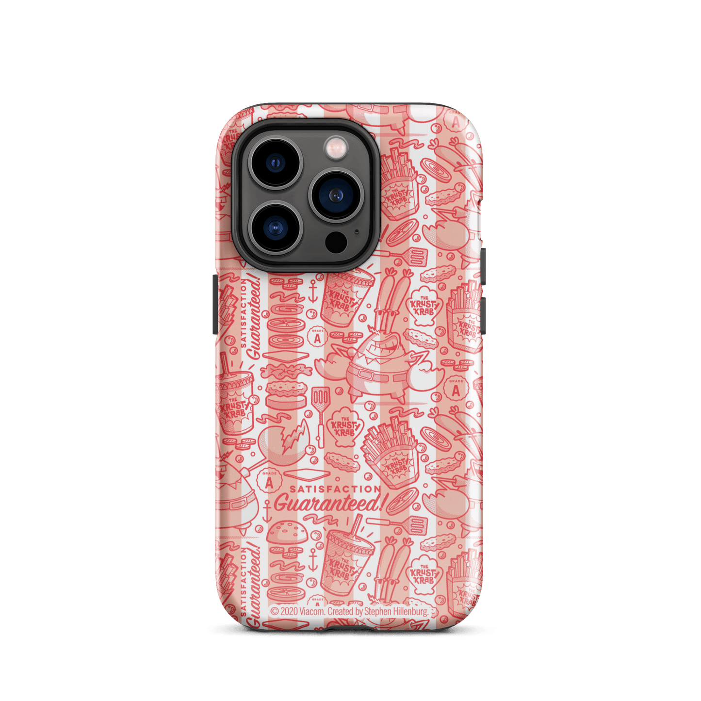 SpongeBob SquarePants The Krusty Krab Satisfaction Guaranteed Tough Phone Case - iPhone - Paramount Shop