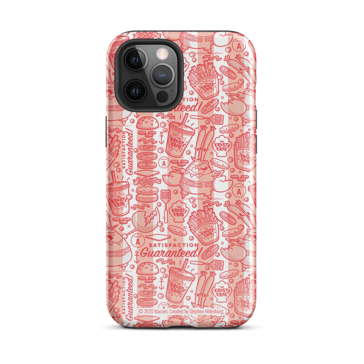 SpongeBob SquarePants The Krusty Krab Satisfaction Guaranteed Tough Phone Case - iPhone - Paramount Shop