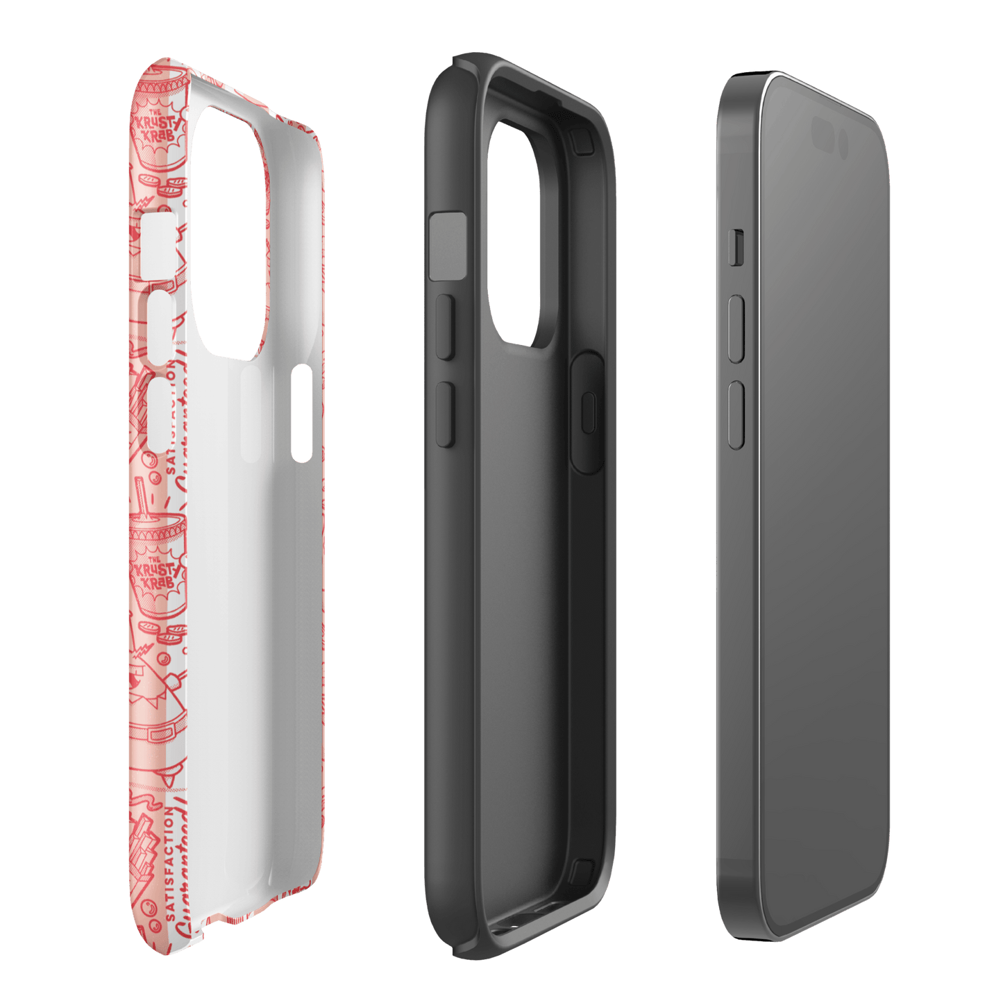 SpongeBob SquarePants The Krusty Krab Satisfaction Guaranteed Tough Phone Case - iPhone - Paramount Shop