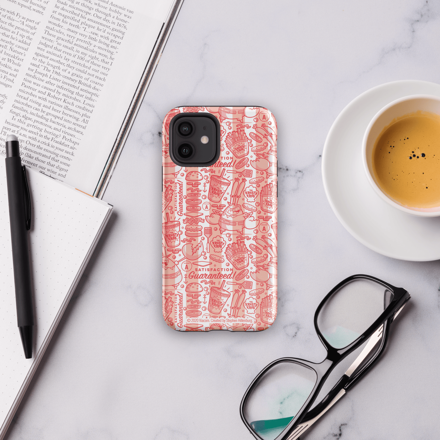 SpongeBob SquarePants The Krusty Krab Satisfaction Guaranteed Tough Phone Case - iPhone - Paramount Shop