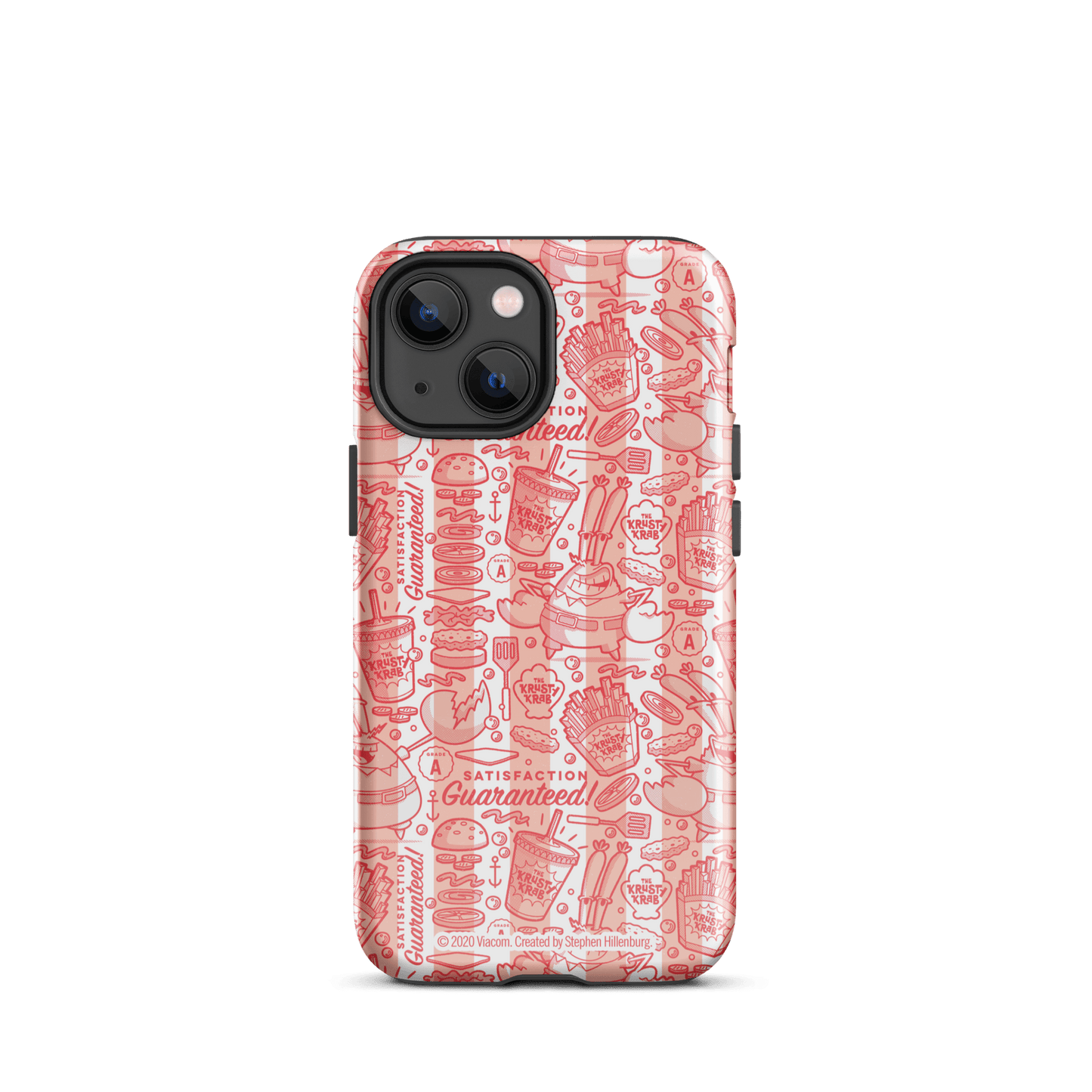 SpongeBob SquarePants The Krusty Krab Satisfaction Guaranteed Tough Phone Case - iPhone - Paramount Shop