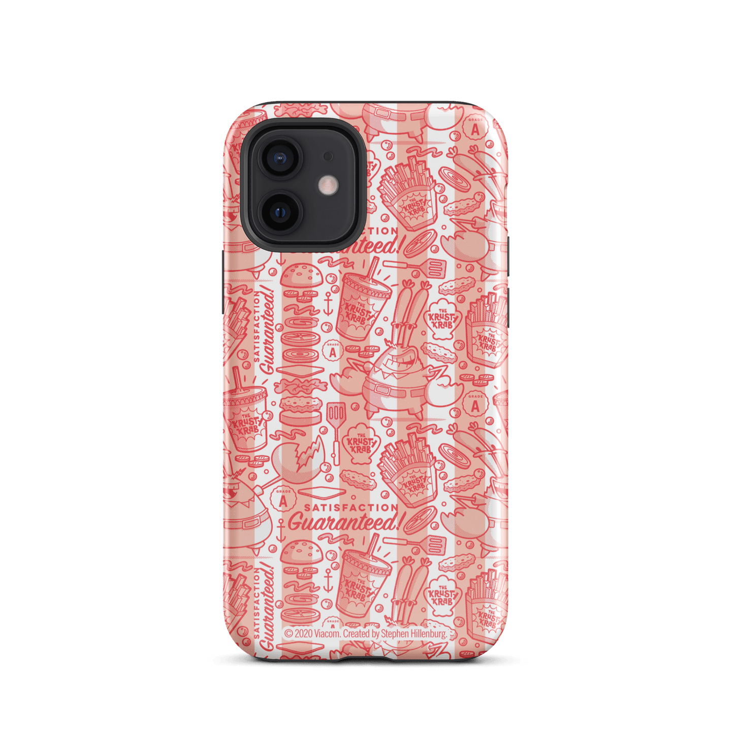 SpongeBob SquarePants The Krusty Krab Satisfaction Guaranteed Tough Phone Case - iPhone - Paramount Shop