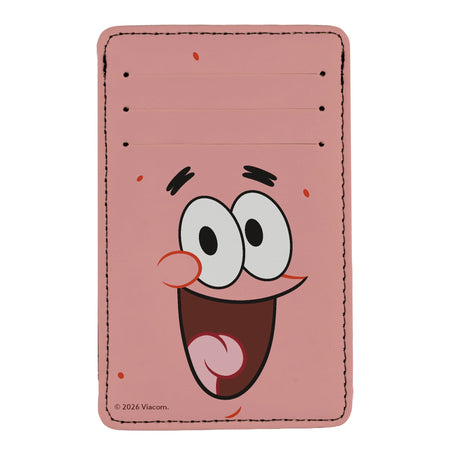 SpongeBob SquarePants Wallet ID Card Holder Patrick Star Face Pink - Paramount Shop