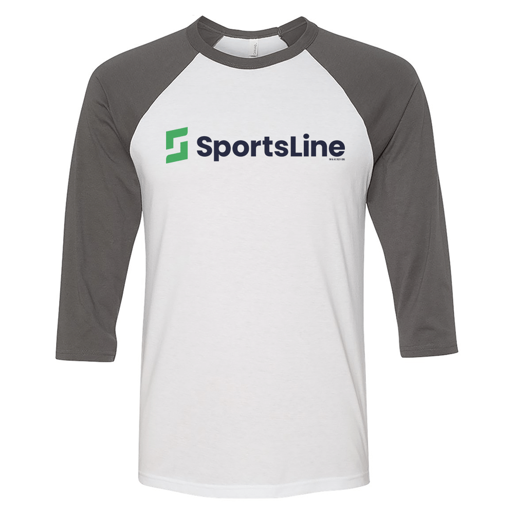 Sportsline Logo 3/4 Sleeve Baseball T - Shirt - Paramount Shop
