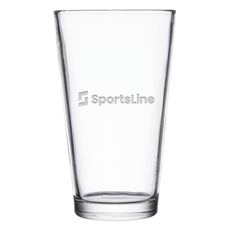 Sportsline Logo Laser Engraved Pint Glass - Paramount Shop